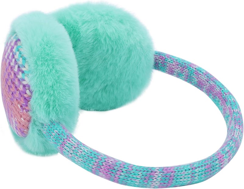 Ztl Kids Knit Earmuffs Winter Outdoor Plush Ear Warmers for Boys Girls 4-16 Years - Image 5